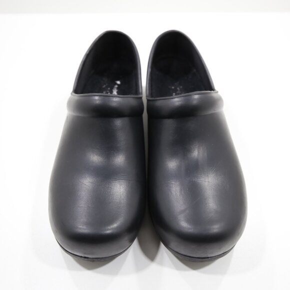 Anywear Guardian Angel Black Rubber Lightweight Slip Resistant Work Clogs - 9 - Picture 6 of 7